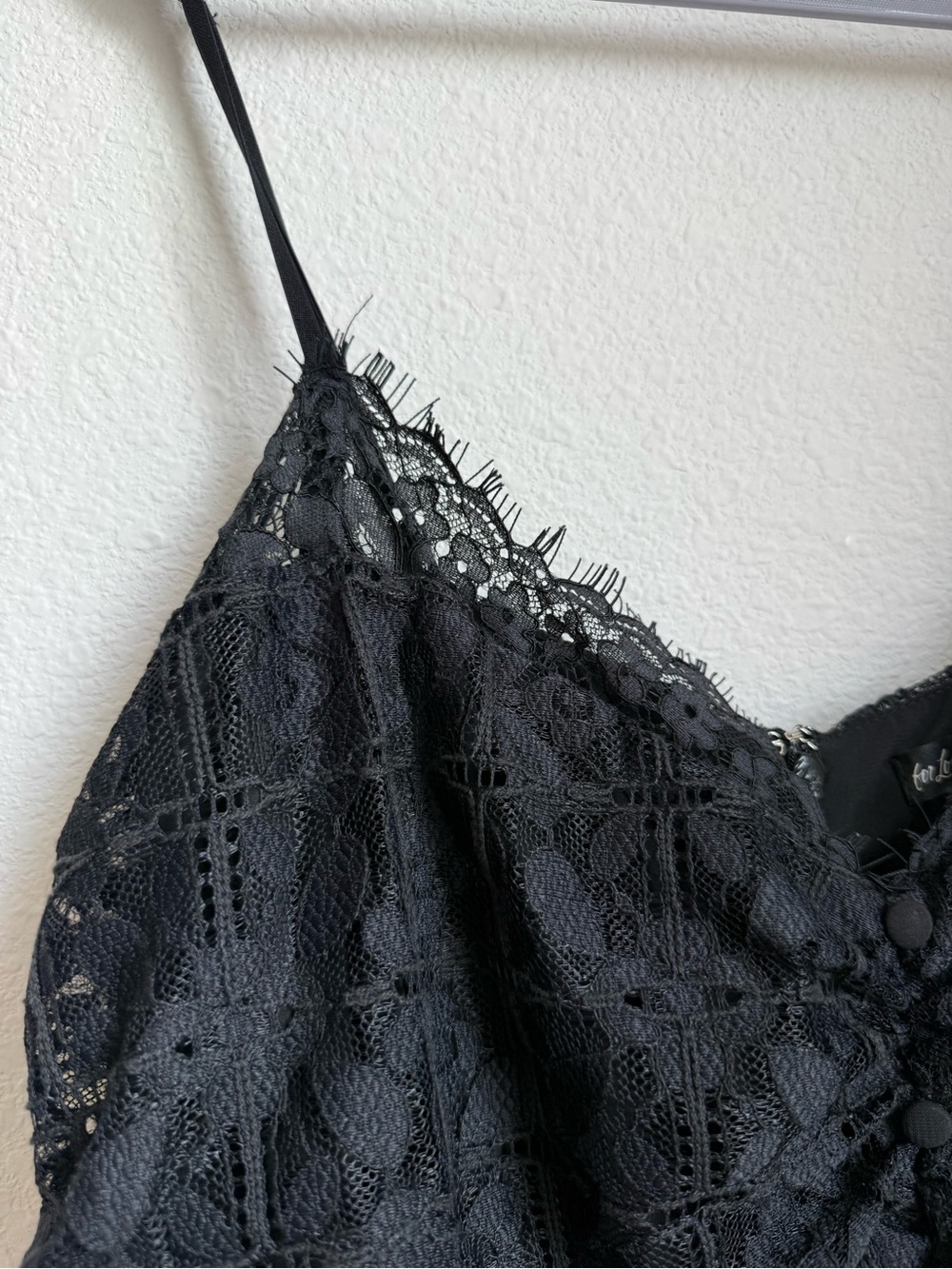 For Love and Lemons Black Lace Ruched Samira Dress- SOLD OUT in 1X - Picture 7 of 12